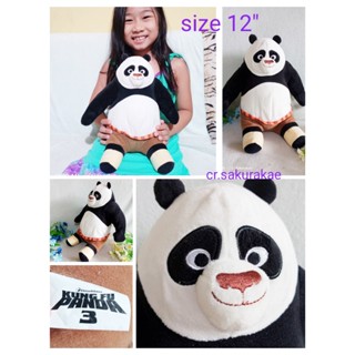 (พร้อมส่ง) ตุ๊กตากังฟูแพนด้า Kung Fu Panda ตุ๊กตามือสอง ตุ๊กตาลิขสิทธิ์แท้  ตุ๊กตาผ้า