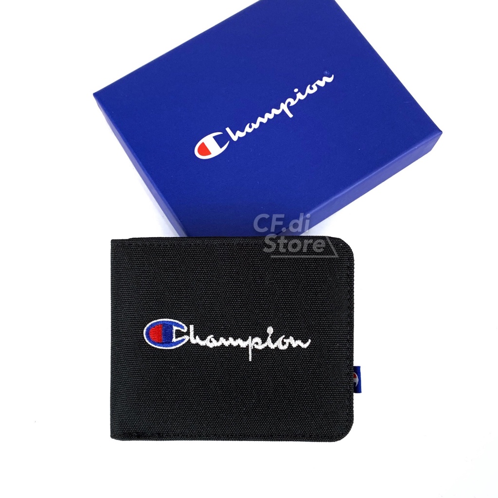 CFdi.store • CF106 กระเป๋าสตางค์ปัก Champion (แถมกล่อง การ์ด) (มีหลายสี) กระเป๋าสตางค์ผู้ชาย กระเป๋าสตางค์ผู้หญิง