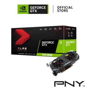PNY NVIDIA® GeForce® GTX 1660 SUPER™ XLR8 GAMING OC 6GB การ์ดจอ