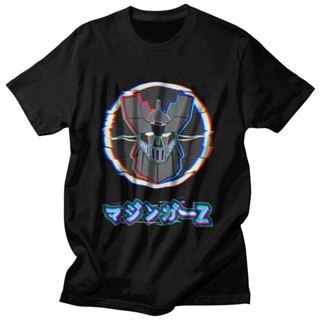 [COD]เสื้อยืดแขนสั้น พิมพ์ลายการ์ตูนอนิเมะมังงะ Mecha Glitch Mazinger Z Robot JKanke01ANiflg60 สําหรับผู้ชาย