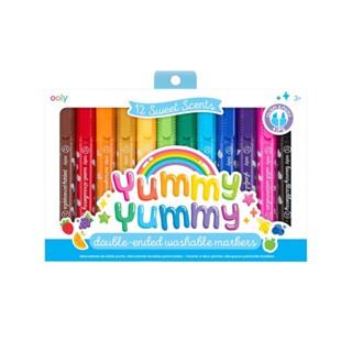 OOLY - Yummy Yummy สีเมจิกกลิ่นผลไม้ 12สี 12กลิ่น พร้อมส่ง