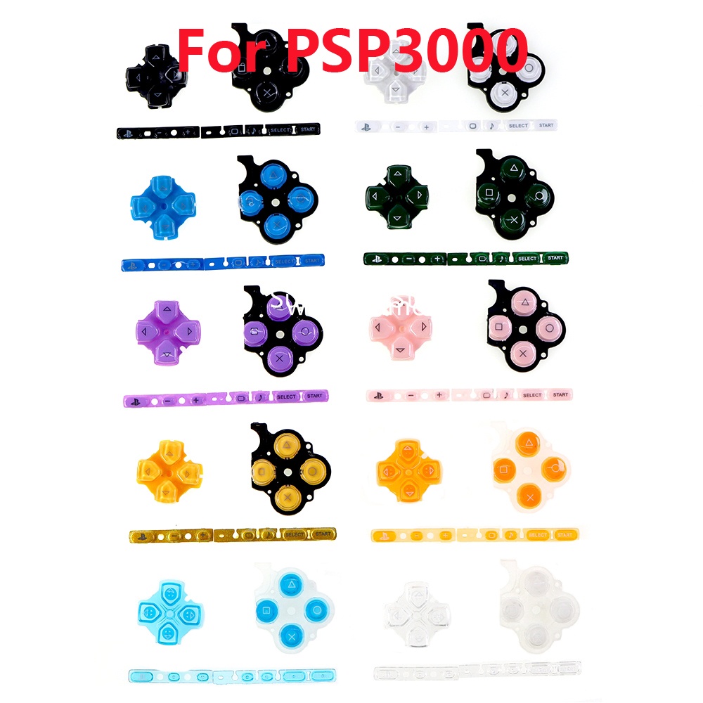3 in 1 ปุ่มกดซ้าย ขวา พร้อมปุ่มสตาร์ท สําหรับ PSP3000 PSP 3000 1 ชุด