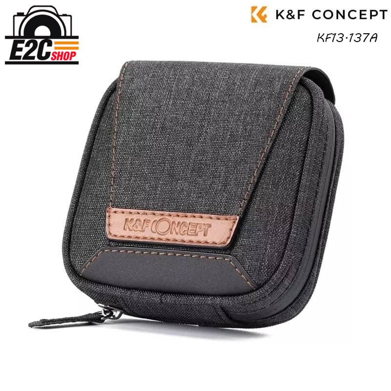 K&F Camera Lens Filter Pouch Case, 4-Pocket Filter Carry Case 13.117 กระเป๋าใส่ฟิลเตอร์ขนาด 37mm-95m