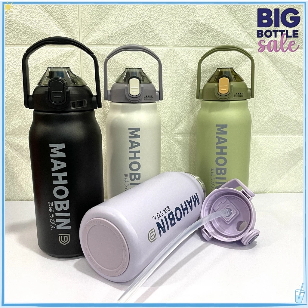 Mahobin แก้วเก็บความเย็น สแตนเลส316 ขวดน้ำสูญญากาศ กระติกน้ำเก็บความเย็น V3 ขนาด1300ml , 1700ml thumbnail 4