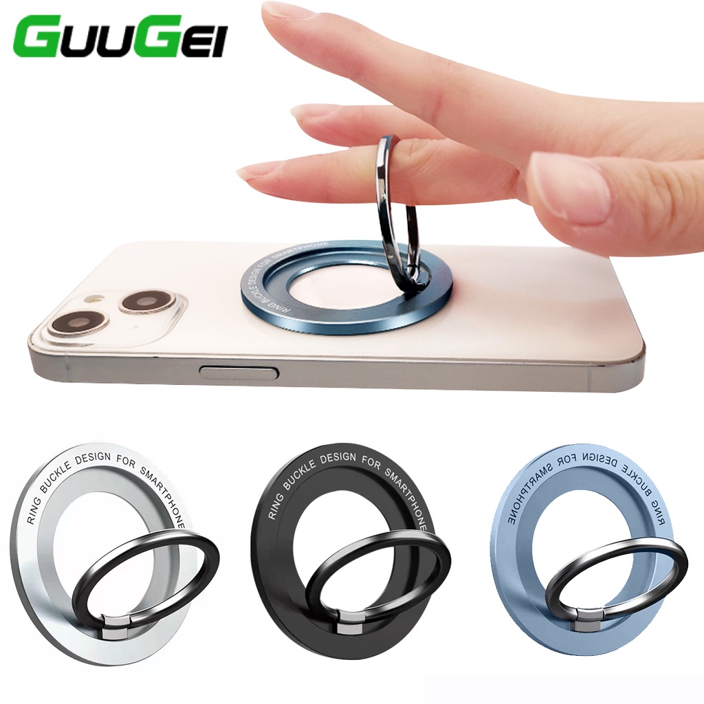 Guugei Universal Magsafe Ring Phone Holder Metal Magnetic Ring Buckle Phone Holder