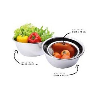 ชามผสม สแตนเลส stainless mixing bowl