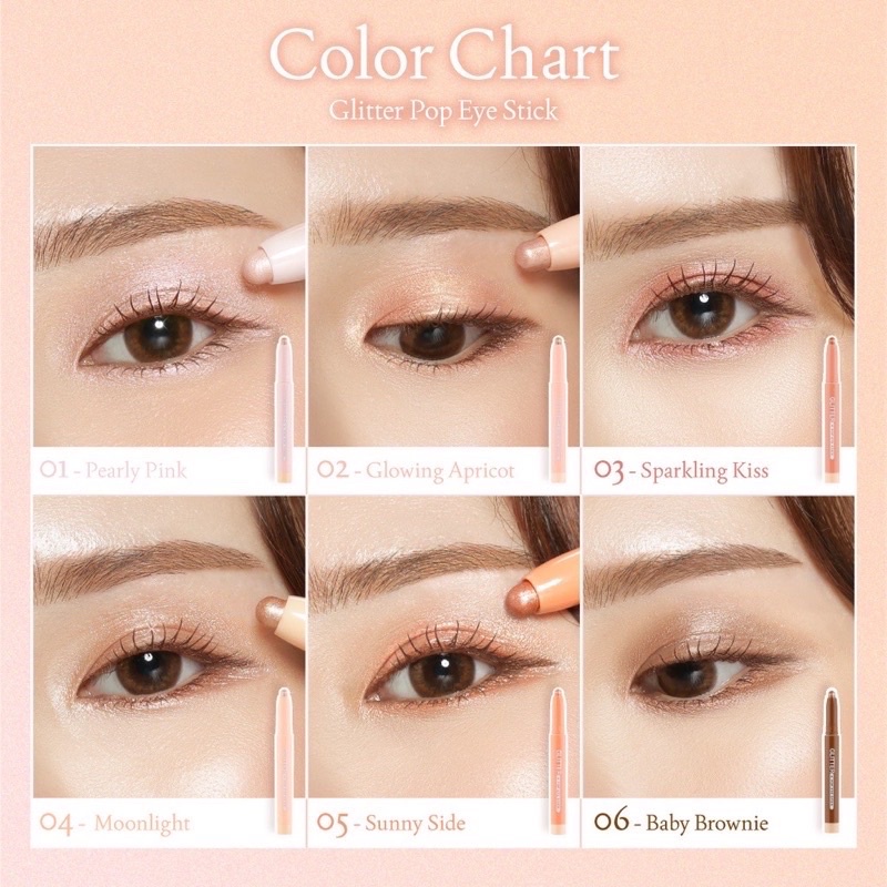 ส่งด่วน/ส่งทันที MEILINDA Glitter Pop Eye Stick( เนื้อชิมเมอร์,แมท ) MC3117,3118 รูปที่ 7