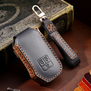 Leather Car Key Case Cover Fob Accessories for Kia 7 Button K5 Sorento Sportage R Stinger Carnival EX SX Fiesta Keychain