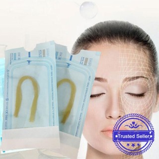 ด้ายไหม สีทอง 12 เส้น สําหรับยกกระชับผิวหน้า U2R2