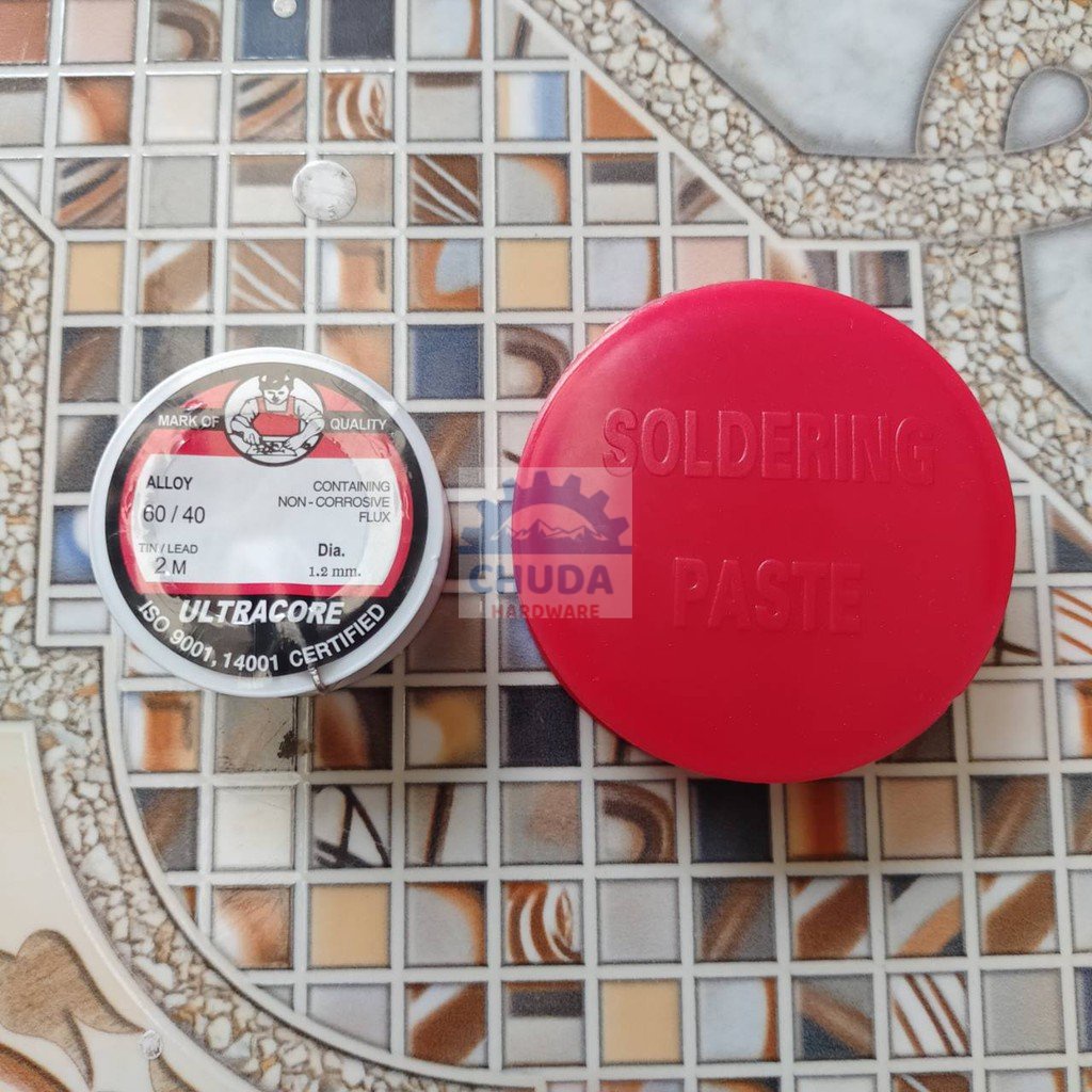 ตะกั่ว ULTRACORE 60/40 น้ำยา ประสาน SOLDERING PASTE #ตะกั่วบัดกรี