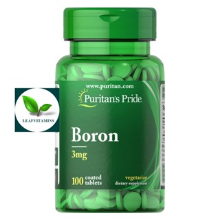 Puritans Pride Boron 3 mg / 100 Tablets