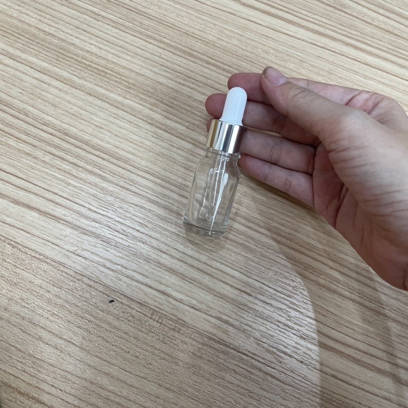 📌ขายส่งถูกที่สุด!!ชุดละ50-100ขวด📌ขวดแก้วใส 10ml. พร้อมหัวหยดดรอปเปอร์ บรรจุภัณฑ์ ขวดแก้ว อโรม่า