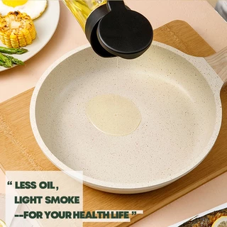 Ecowin non-stick หินไมฟานชุด 4 ชิ้นสีขาว หม้อกระทะครบชุดในครัวเรือน กระทะ หม้อนม หม้อซุป เหมาะสำหรับทุกเตา