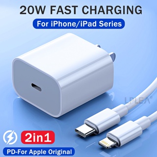 🔥ถูก/แท้🔥【พร้อมส่ง】สายชาร์จเร็ว 20W USB C EU US สําหรับ iPhone 14 Plus 11 12 13 Pro Max Mini X XS XR USB C To IOS