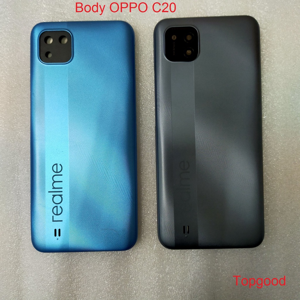 บอดี้ชุด รุ่น oppo realme c20 บอดี้ oppo แกนกลาง+ฝาหลัง งาน ใหม่ oppo c20