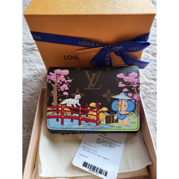 Used‼️LV Victorine wallet X'Mas ลาย Japan แท้ 💯%