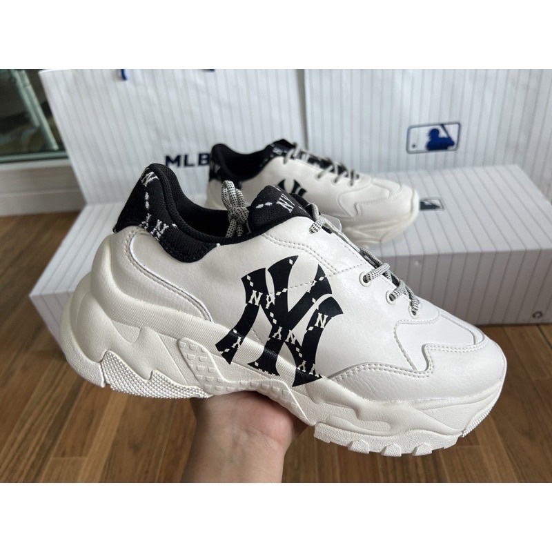 🤎รองเท้าผ้าใบ🤎MLB NY Big Ball Chunky รุ่นใหม่❗️ อุปกรณ์ครบกล่อง สินค้าถ่ายงานจริง💯