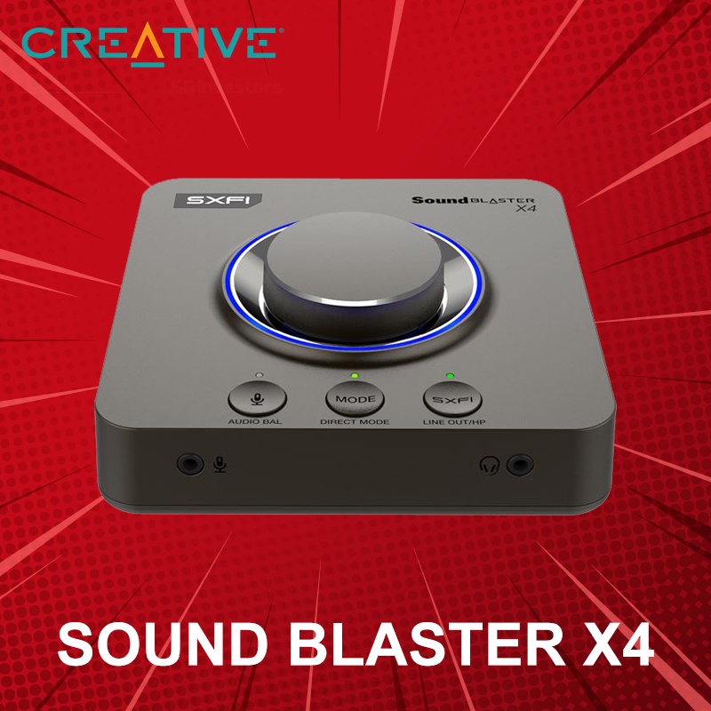 ซาวด์การ์ด Creative รุ่น Sound Blaster X4 ประกันศูนย์ 1 ปี