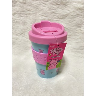 แก้วน้ำ Travel Mug Percy Pig M&amp;S 12 Oz