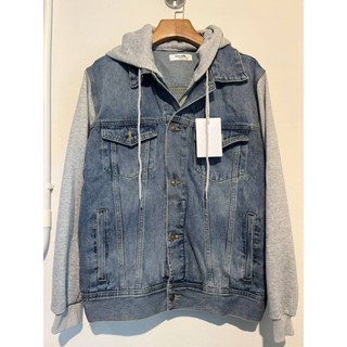 เสื้อแขนยาว ซีลีน Hoodie Denim Jacket