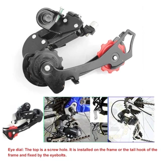 SHIMANO 5-6-7Speedเฟืองเกียร์หลังจักรยาน ตัวเปลี่ยนเกียร์ ตีนผีจักรยาน RD-TZ50ด้านหลัง ตีนผีด้านหลังสำหรับจักรยาน