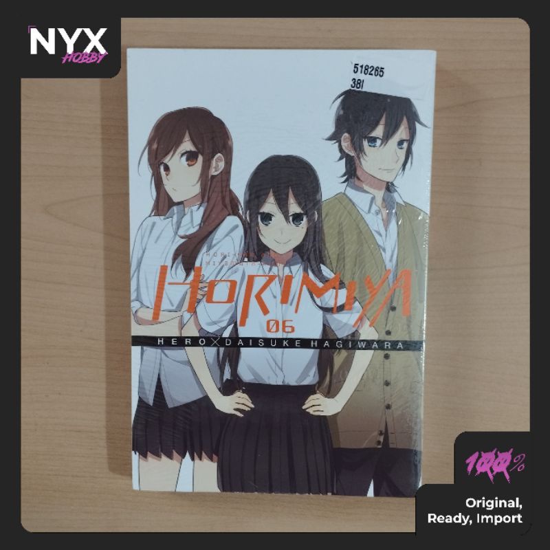 Horimiya Manga การ์ตูนภาษาอังกฤษนําเข้าเล่ม 6