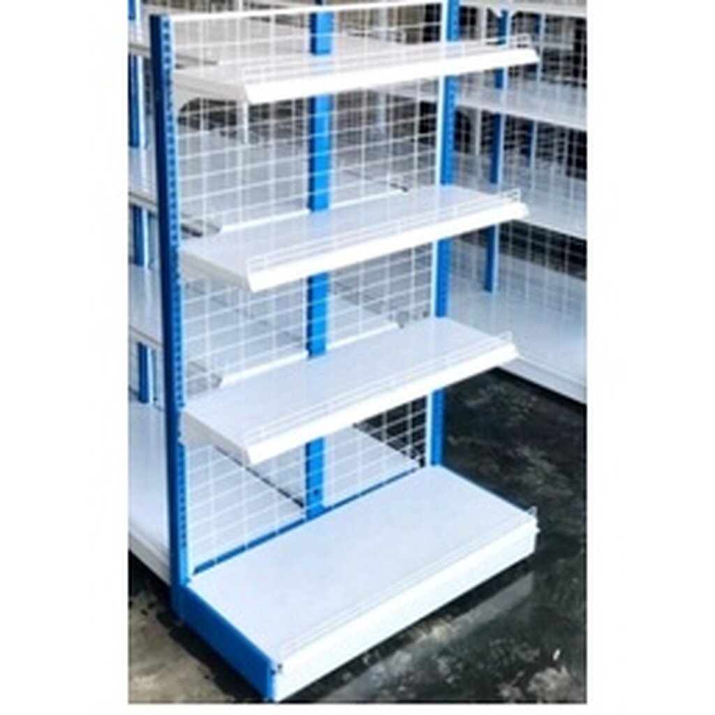 ชั้นวางสินค้า 1 ด้าน 40x90x180cm. ชั้นเรียงสินค้า ชั้นมินิมาร์ท ชั้นวางของ ชั้นวางร้านขายของ ชั้นเหล็ก พร้อมส่ง