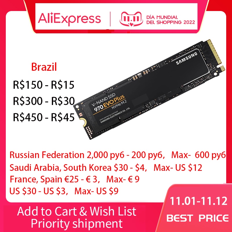 SAMSUNG SSD M.2 1TB 970 EVO Plus 500G 250G HD NVMe SSD ฮาร์ดไดรฟ์ HDD ฮาร์ดดิสก์ M2 2280ภายใน Solid State Drive สำหรับแล #8