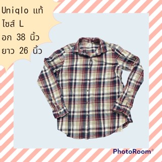 เสื้อมือสอง Uniqlo ไซส์L อก 38 นิ้ว