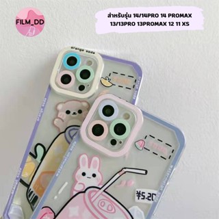 เคสโทรศัพท์  เคสTPU นิ่ม ลายการ์ตูนกระป๋องน้ำน่ารัก สำหรับรุ่น 14/14PRO 14 PROMAX 13/13PRO 13PROMAX 12 #990