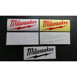 สติ๊กเกอร์ Milwaukee งานตัดไดรคัทสติ๊กเกอร์สะท้อนแสง3M,PVC