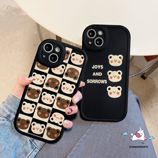 เคสโทรศัพท์มือถือ ลายการ์ตูนหมี สไตล์เกาหลี สําหรับ Realme C25 C53 C55 C31 C25Y C21Y C11 C15 C35 10 Pro Plus C25s C12 C17 GT C30 C21 C2 C20A C3 C17 C20 Realme 6i 8 5 9i 8i 8Pro 5i 5s 6s 6 7i เคสนิ่ม น่ารัก