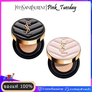 YSL Air Cushion เบาะลมหนัง แท้จริง เบาะลมแบบแป้ง อีฟ แซงต์ โลรอง Pink Leather Yves Saint Laurent BB &amp; CC Cream