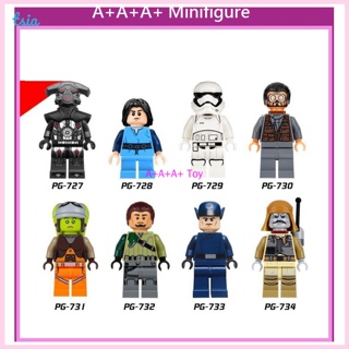 Rx ของเล่นบล็อกตัวต่อเลโก้ Star Wars Empire Judge Bodhi Lukba Oboba Fett Stormtrooper ขนาดเล็ก Pg8066