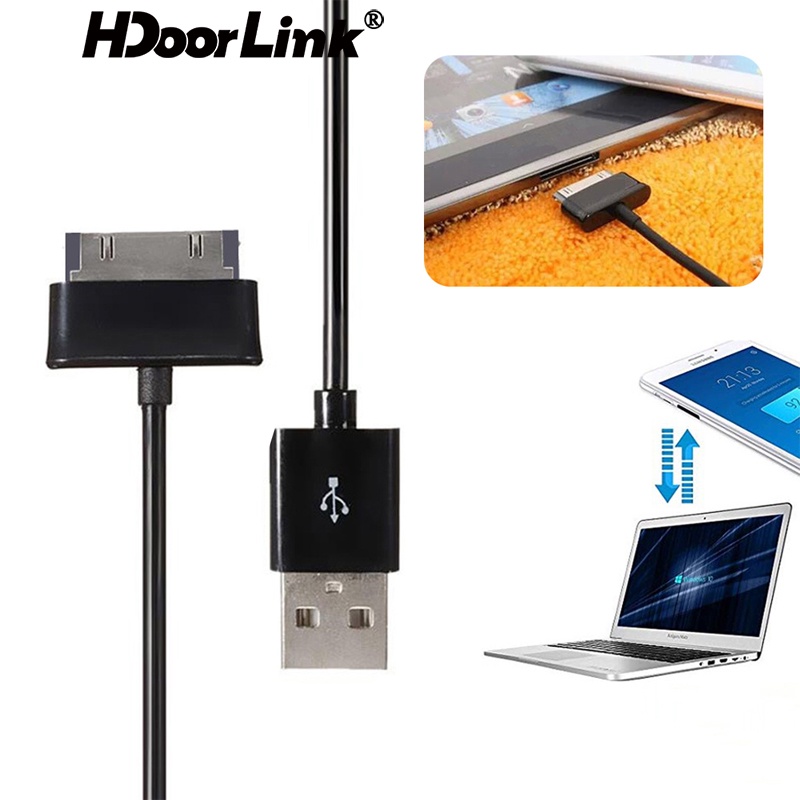 Hdoolink ของแท้ สายชาร์จ Usb ซิงก์ข้อมูล 1 เมตร สําหรับ Samsung Galaxy Tab 2 3 Note P3100 P3110 P510