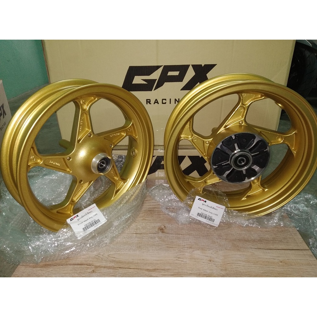 ชุดวงล้อแม็ก พร้อมลูกปืนล้อ GPX Demon 125 ทุกรุ่น สินค้าใหม่ ของแท้ศูนย์ครับ