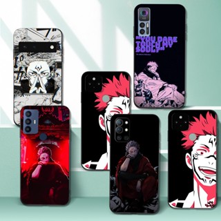 เคสโทรศัพท์ซิลิโคน Tpu แบบนิ่ม ลายอนิเมะ Sukuna Jujutsu Kaisen สีดํา สําหรับ ZTE Blade V2020 Smart V30 Vita V2022