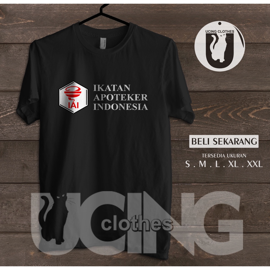 เสื้อยืด IAI สมาคมเภสัชกรอินโดนีเซีย เสื้อยืด Health Distro