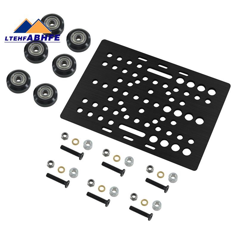 🔥ชุดแผ่นเพลท V-Slot 20-80 มม. พร้อมล้อ V-Slot Solid V POM สําหรับเครื่องพิมพ์ 3D CNC