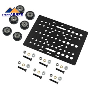 ชุดแผ่นเพลท V-Slot 20-80 มม. พร้อมล้อ V-Slot Solid V POM สําหรับเครื่องพิมพ์ 3D CNC