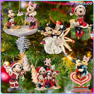 [HHS] จี้ฟิกเกอร์ Disney Mickey Minnie Mouse 2d สําหรับตกแต่งบ้าน ต้นคริสต์มาส ปีใหม่ 2023