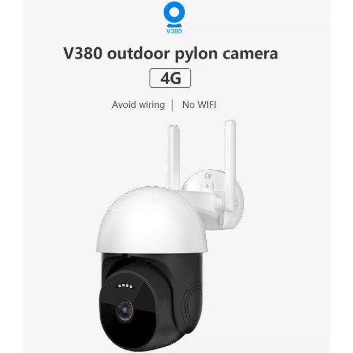 โปรโมชั่นราคาเบาๆ❈✗กล้องวงจรปิดใส่ซิมเน็ต 4g กล้องใส่ซิม กล้องวงจรปิด 4g CCTV CAMERA V380 PRO 4G 3MP PTZ Camera Outdoor
