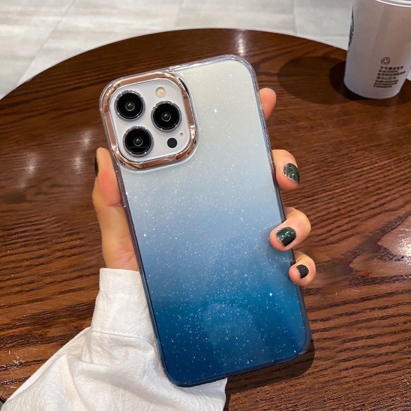พร้อมส่ง IMD เคสกากเพชรไล่สี กล้องทอง สำหรับ VIVO Y21 2021/Y21T/Y33S/Y33T/T1X/V23 5G/Y15S/Y01/Y11/Y12/Y15/Y17 014