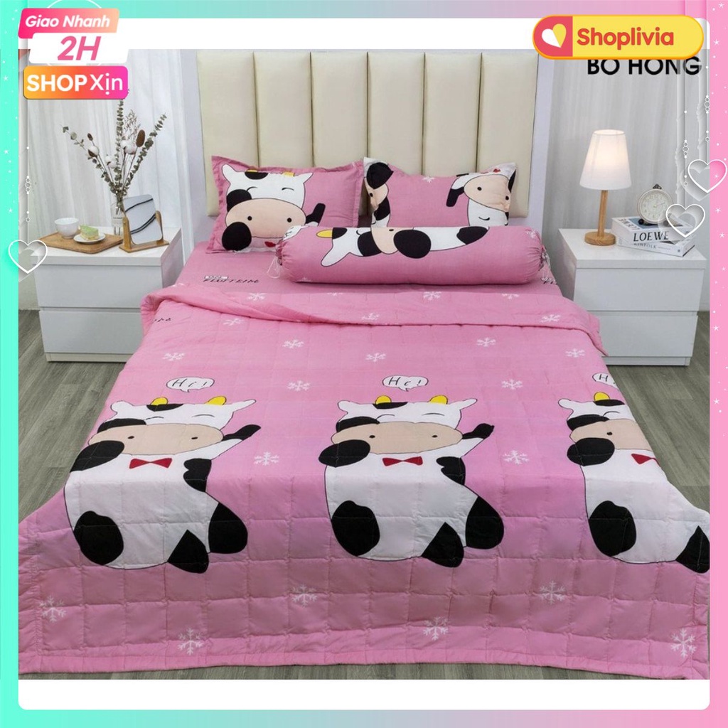 ผ้าปูที่นอน m4 m5 m6 พร้อมผ้าคลุมที่นอนยางยืด