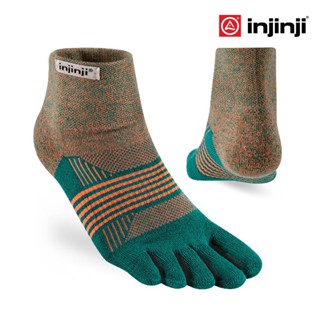 Injinji Women’s Trail Midweight Mini-Crew ถุงเท้าแยกนิ้ว สำหรับผู้หญิง ประเภทวิ่งเทรล ข้อยาว