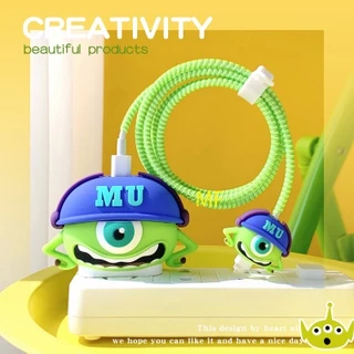 【ส่งจากไทย 18w/20w】เคส สำหรับ ไอโฟน Apple Power Adapter 18W/20W สายชาร์จ ลายการ์ตูนน่ารัก Cable Bite ตัวถนอมสายชาร์จ