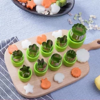 🥝กีวีน่ารัก🥝 พิมพ์ปั้มรูป ผัก ผลไม้ พิมพ์กดคุ๊กกี้ เซ็ต 9 ชิ้น