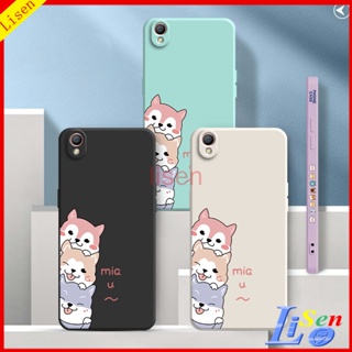 เคส Oppo A37 เคส Oppo F1 Plus A92 A52 A53 A31 A54 A55 เคสโทรศัพท์ ลายสุนัขน่ารัก GG สําหรับ