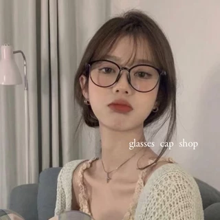 แว่นตาเลนส์กรองแสง ทรงหยดน้ำ Blue Block- 6814 [กรอบแว่นสามารถนำไปเปลี่ยนเลนส์ได้]