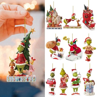 Grinch Pendant Christmas Trees Ornaments Xmas Home Decorations Party Props Kids Christmas Birthday Gift